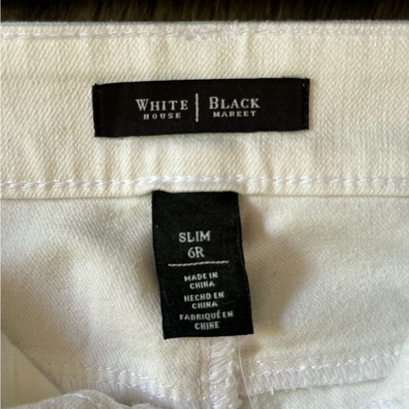 White jeans from White House Black Market! New with tags! - Picture 10 of 10